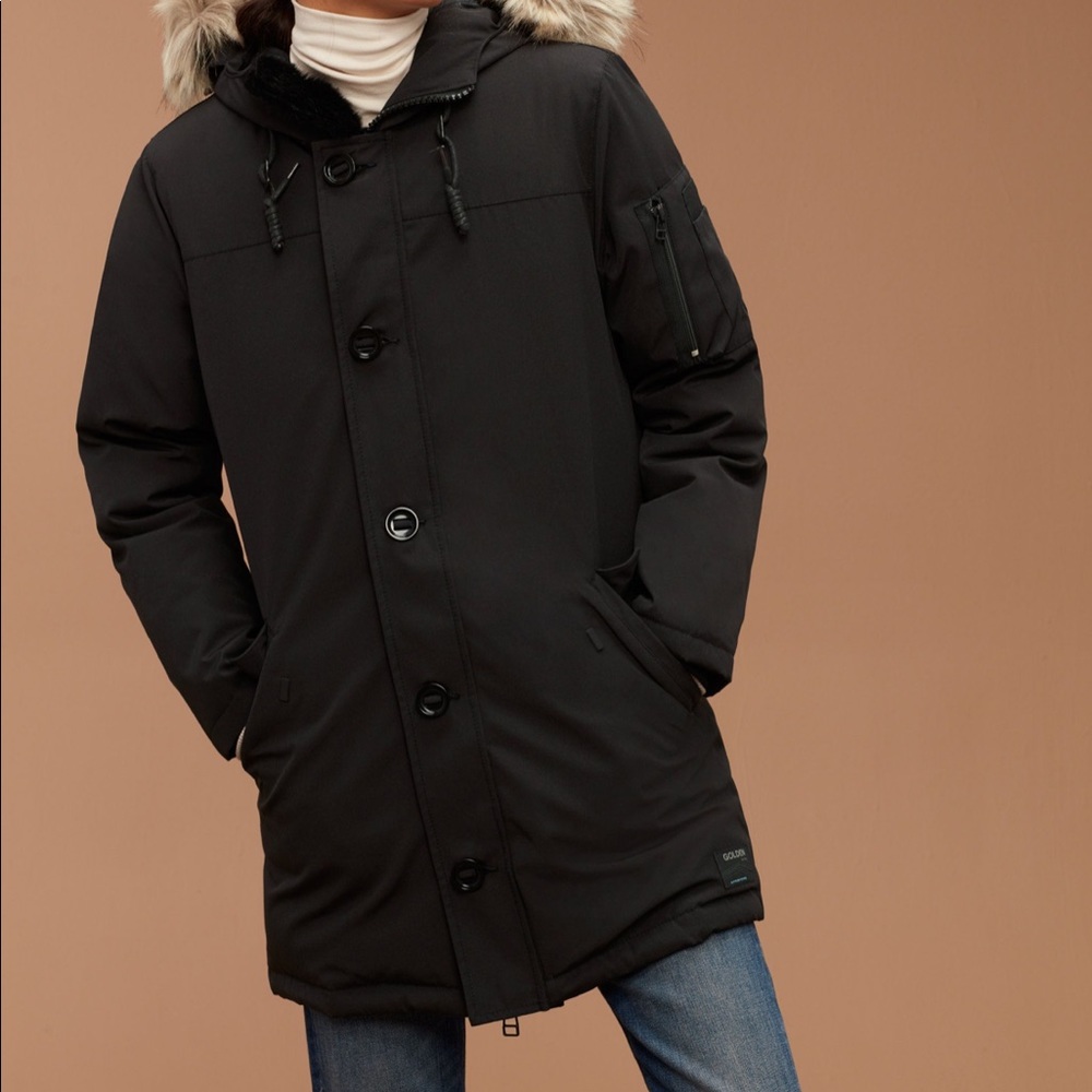 ARITZIA TNA OSLO PARKA XS BLACK